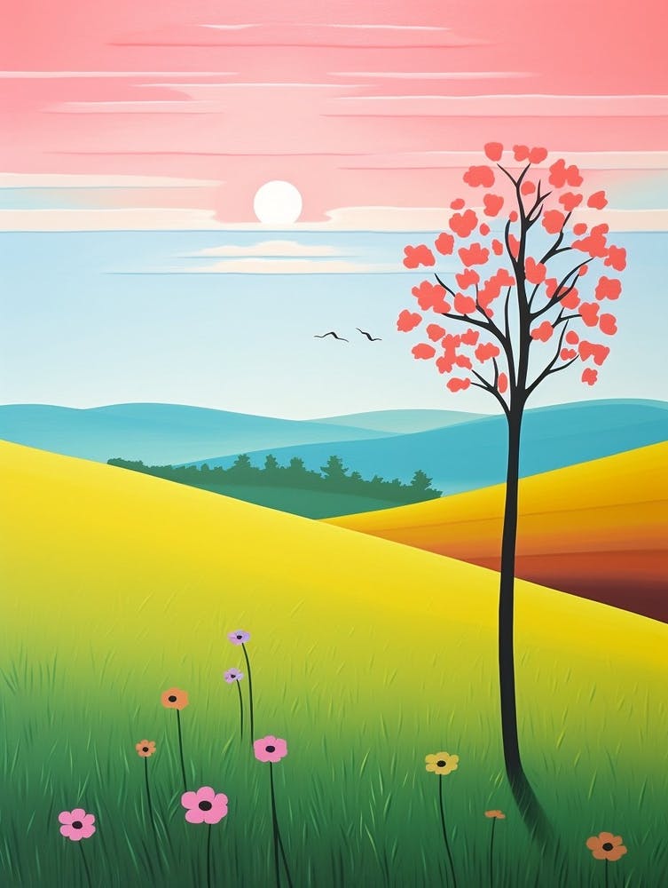 Meadow Abstract Minimalist 5