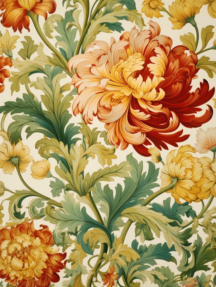 Papier Peint Floral 332
