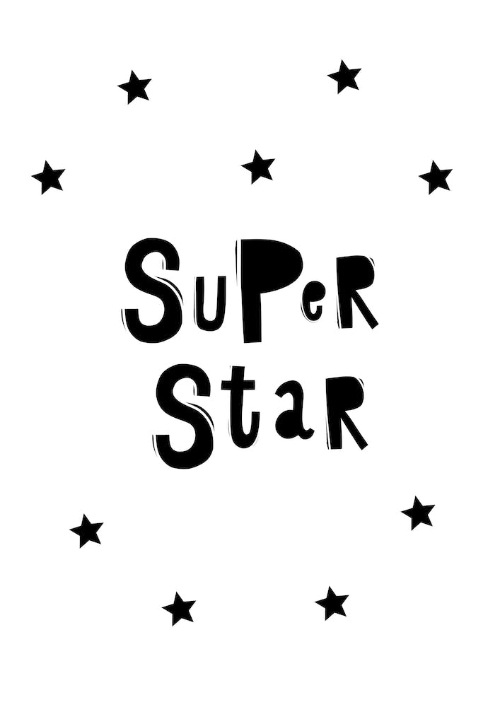 Scandi Super Star With Stars