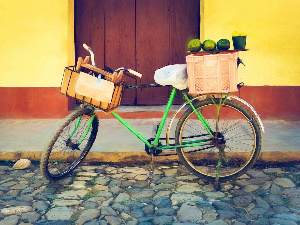 The Fruit Seller'S Bicycle