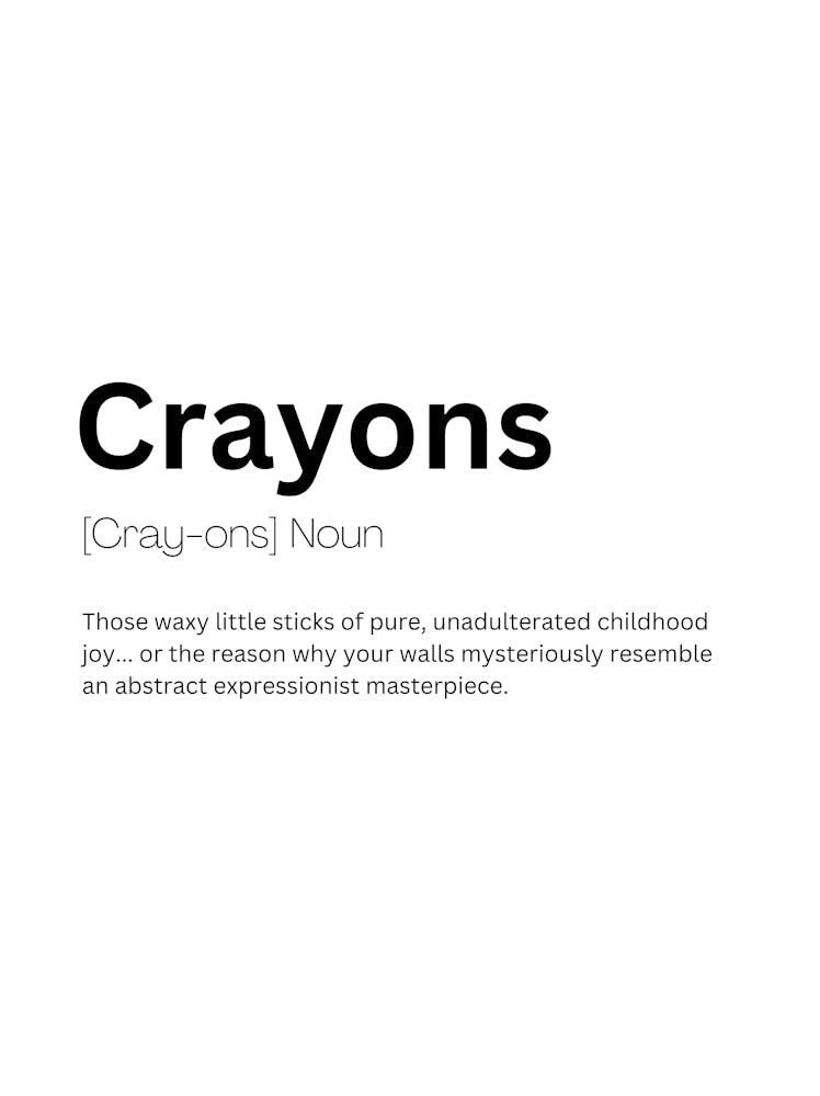 Crayons Definition Meaning