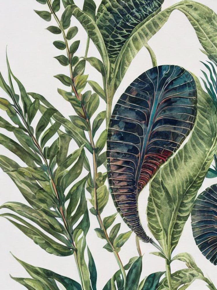 Trilobite Vintage Graphic Watercolour