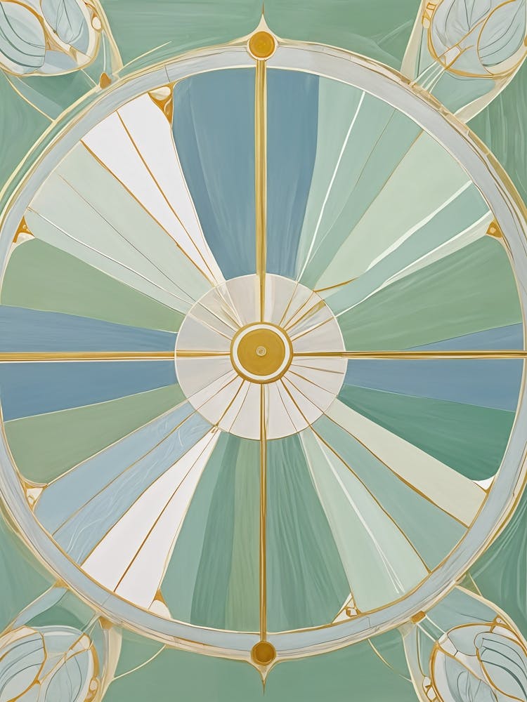 Azure And Gold no1