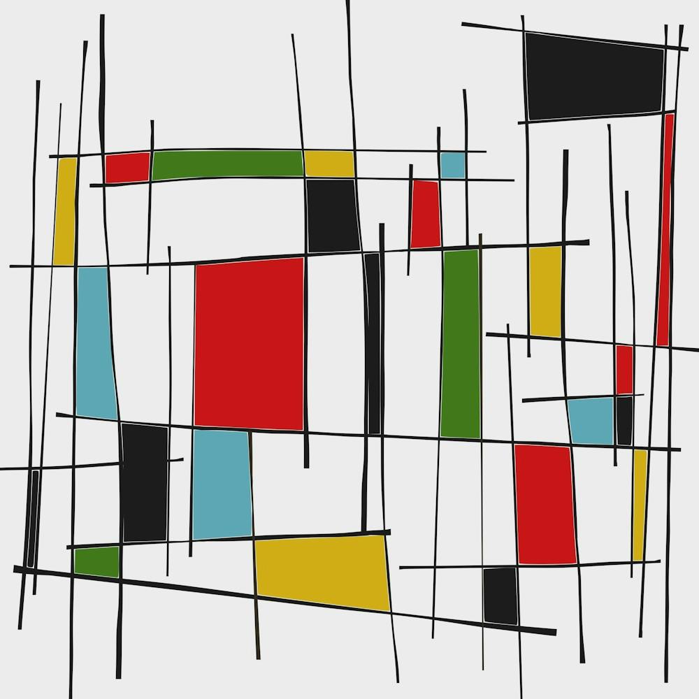 In Erinnerung an Mondrian 1