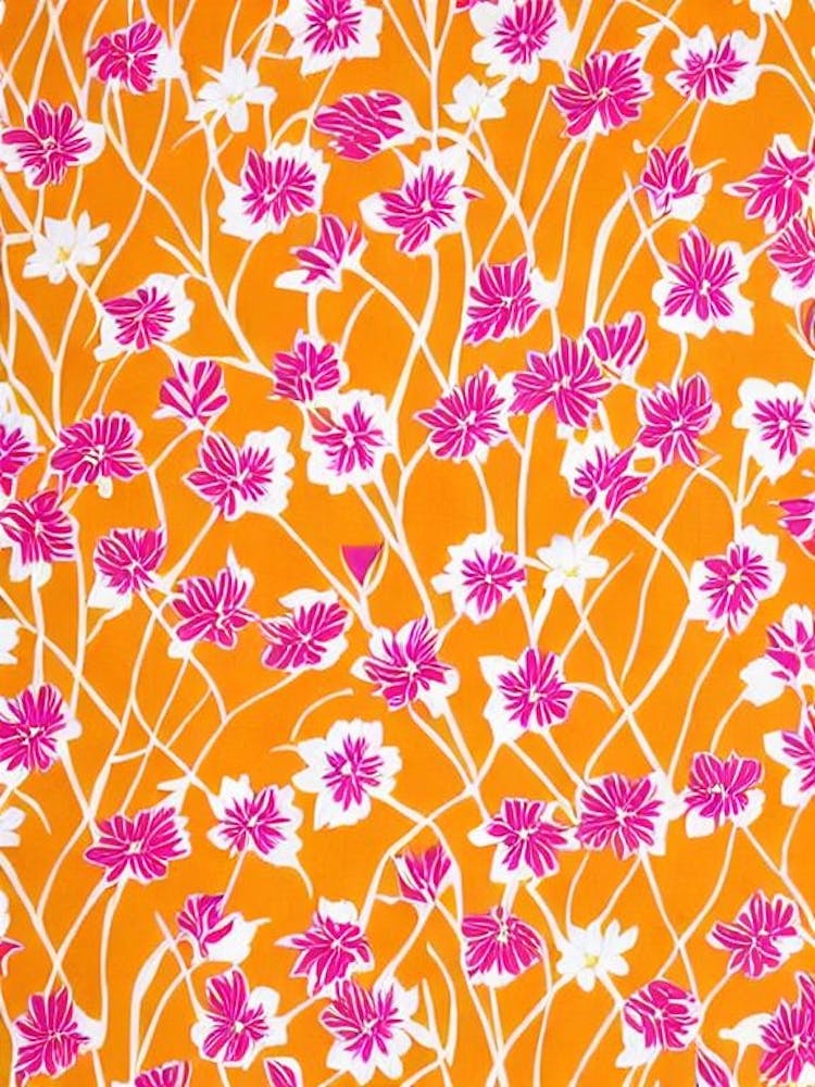 Kangaroo Paw Blumen-Print Warme Töne 2 Blume