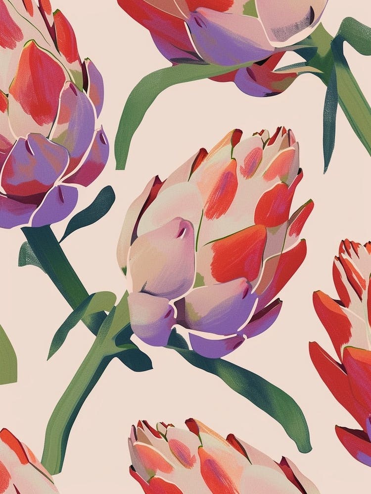 Artichoke Abstract Pattern 3