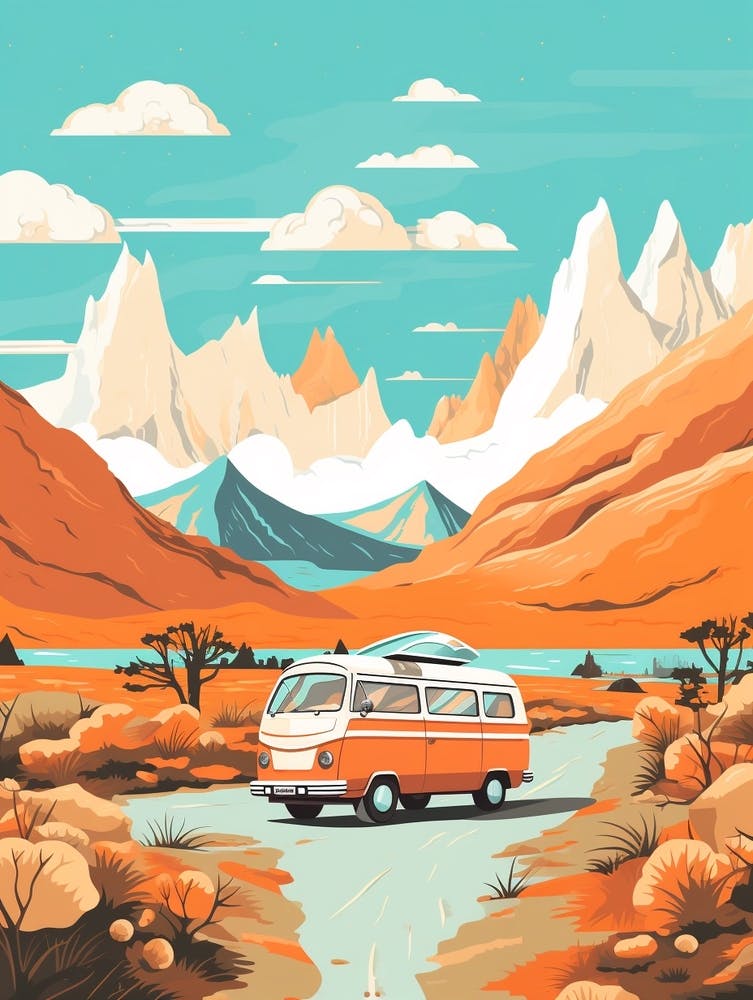 Patagonia 1 Travel Illustration