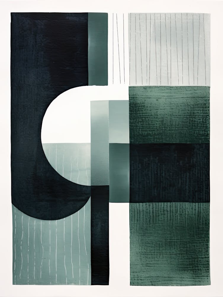 Celestial Symphony; Vintage Risograph Harmony