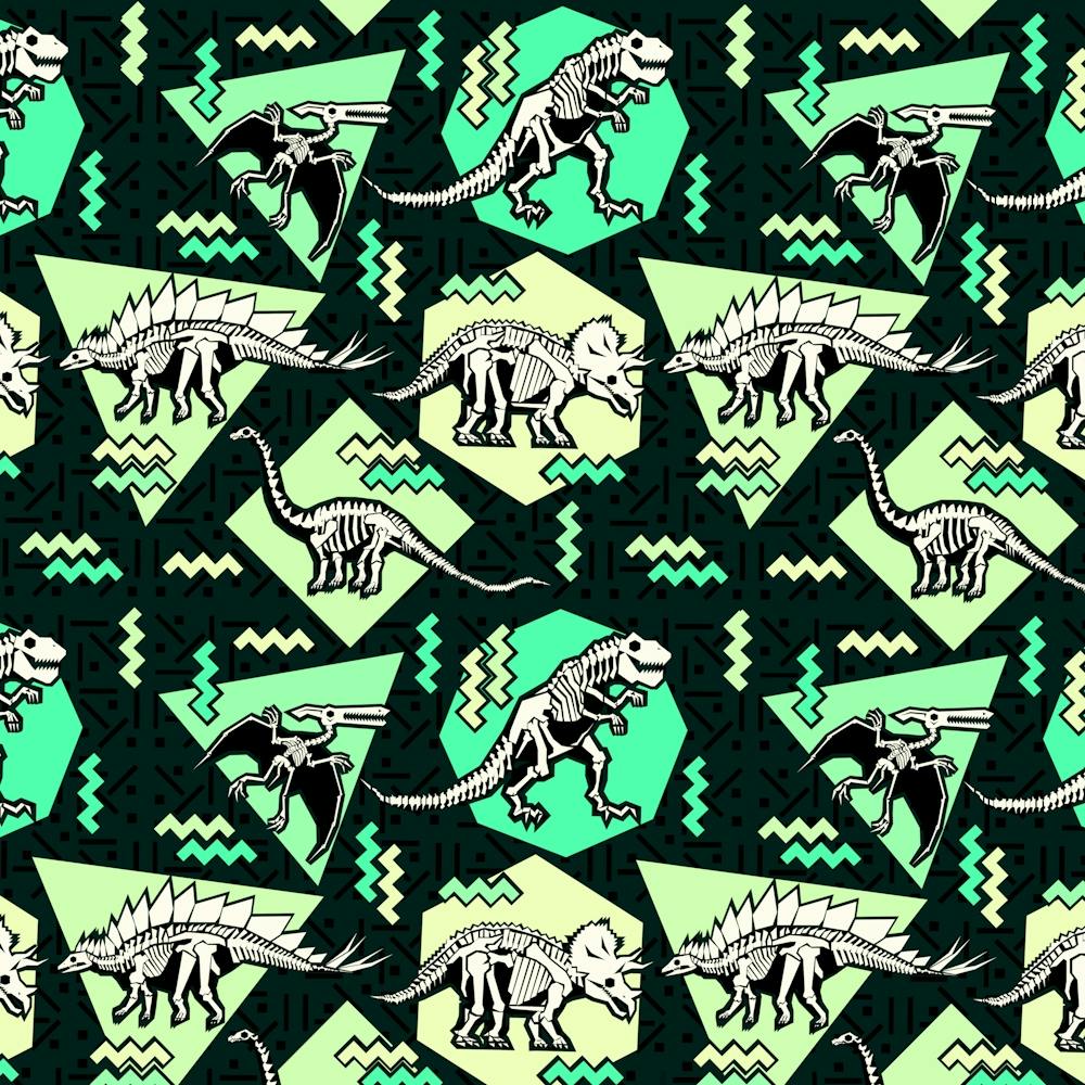 Chobopop Neon Skeleton Dinosaurs