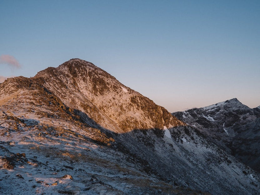 Scottish Mountains At Sunset