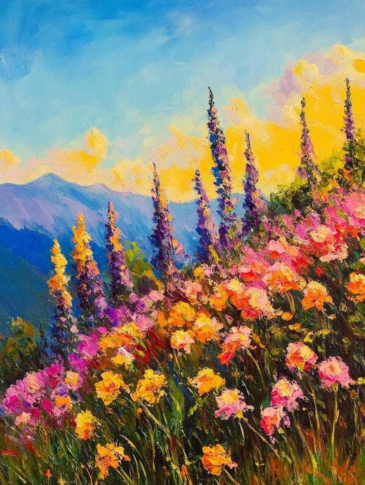 Flowers In The Mountains
