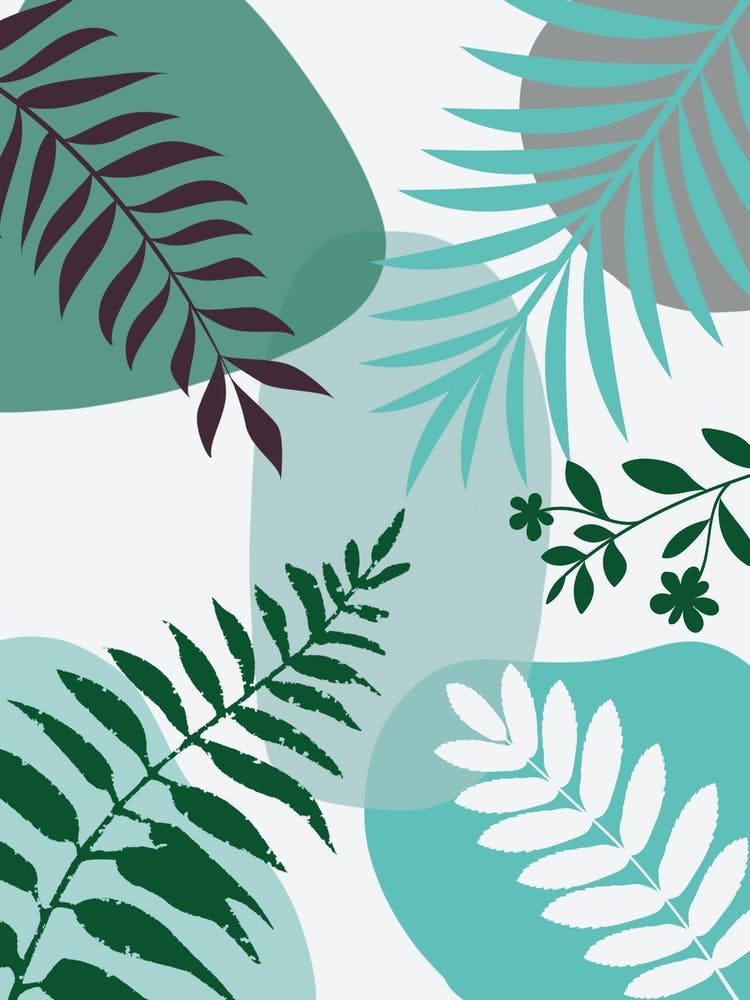 Abstract Fern Leaves 5