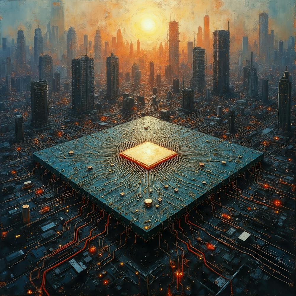 Futuristische Stadt 4