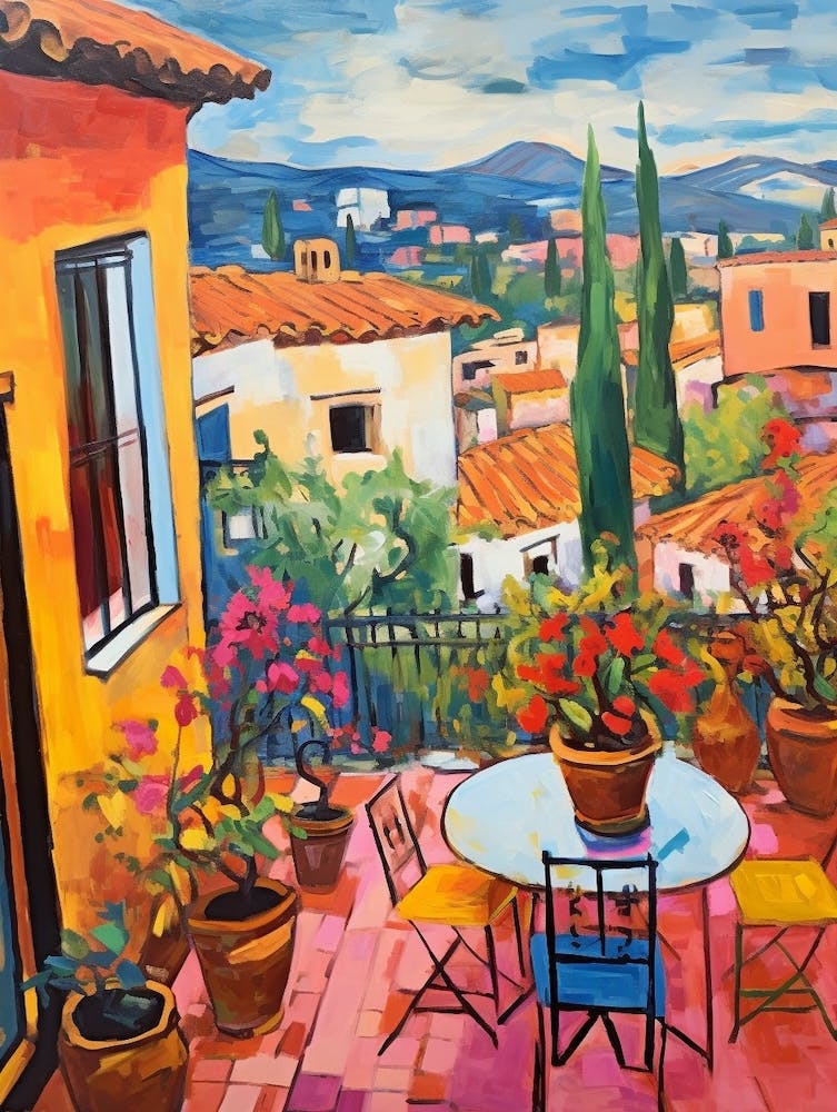 Granada Spain 4 Fauvist Painting