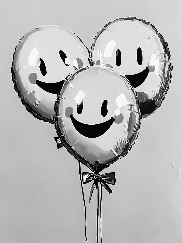 Ballons Visage Souriant