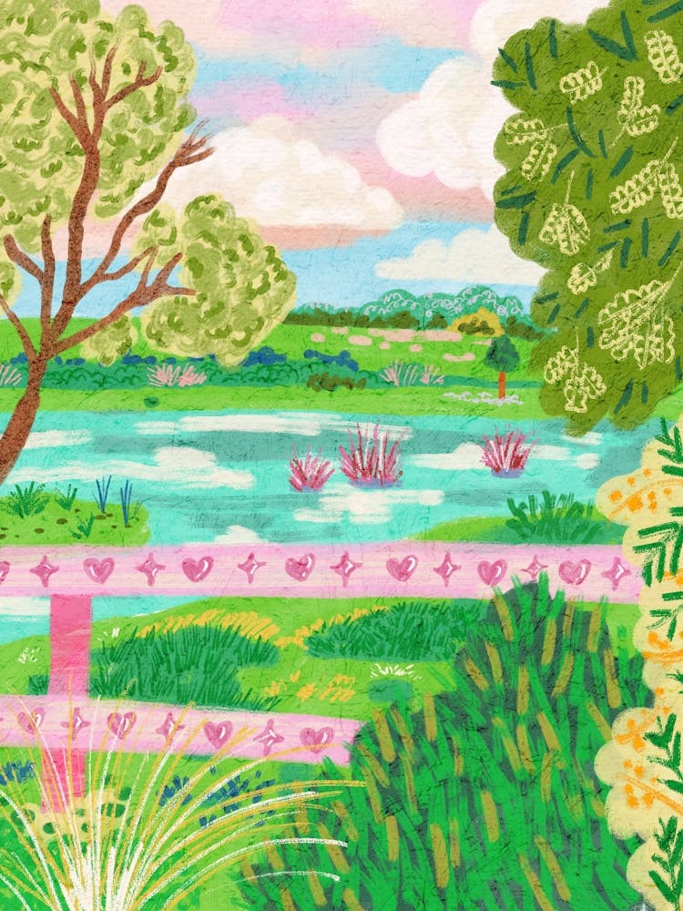 Pond in Melbourne