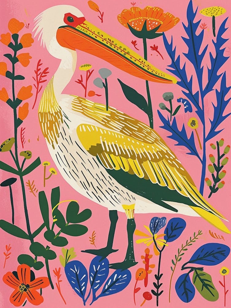 Spring Birds Pelican 4