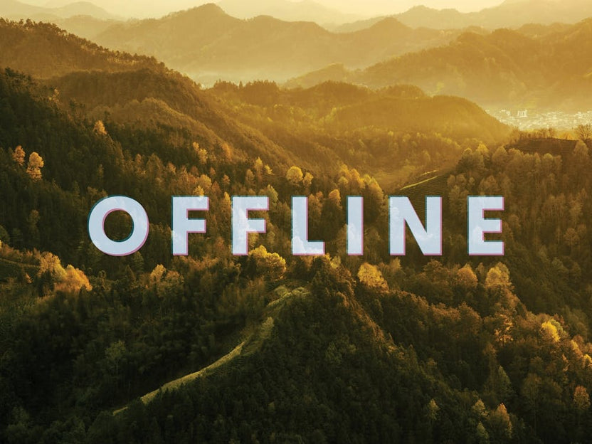 Offline - Landscape Wanderlust Quote