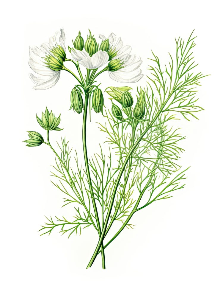 Cumin Vintage Botanical Herbs 2
