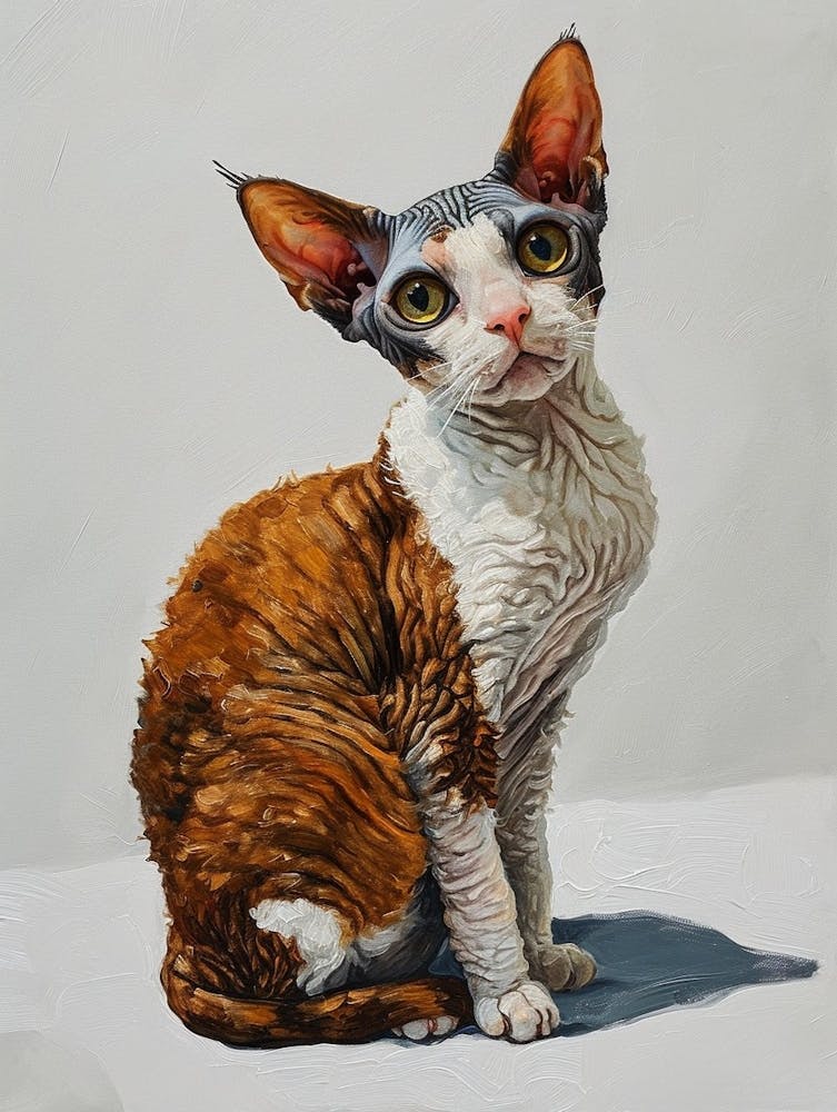 Devon Rex Painting 4