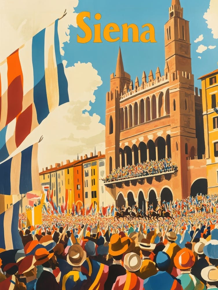 Aihrgdesign A 1970s Inspired Travel Poster For Siena Depictin Dcaf254f 9ce0 4318 A45c 18e036c2a75b 1