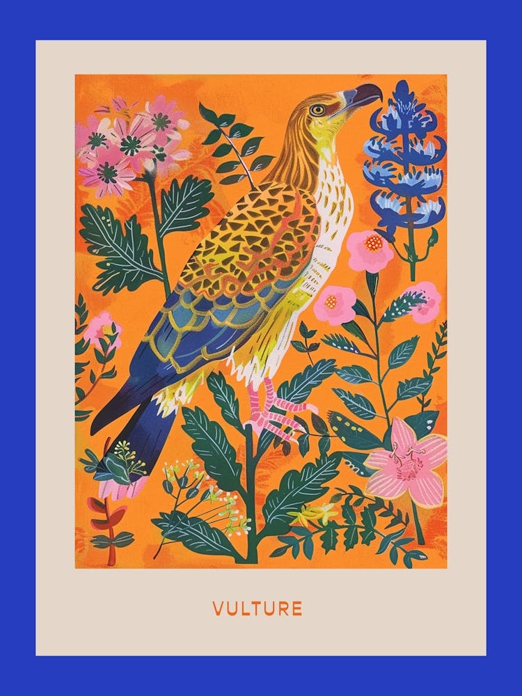 Spring Birds Poster Vulture 2