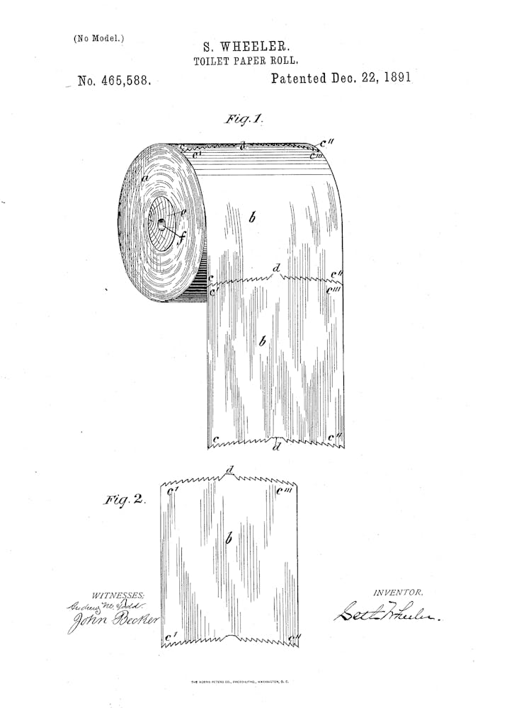 Toilet Paper Patent