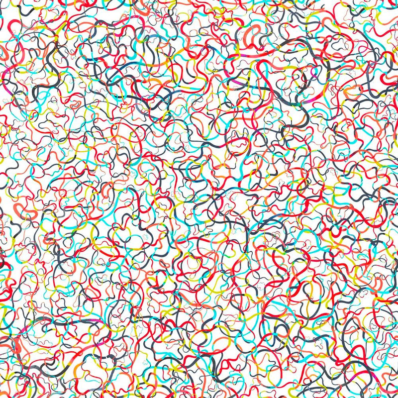 Water Drawings White Square