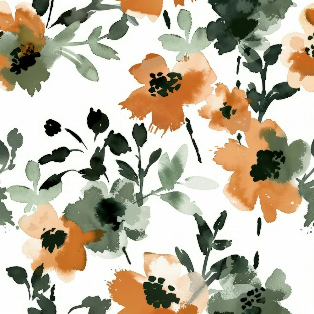 Orange Flowers 4