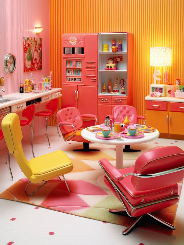 Barbie Retro Wohninterieur Kitsch 2