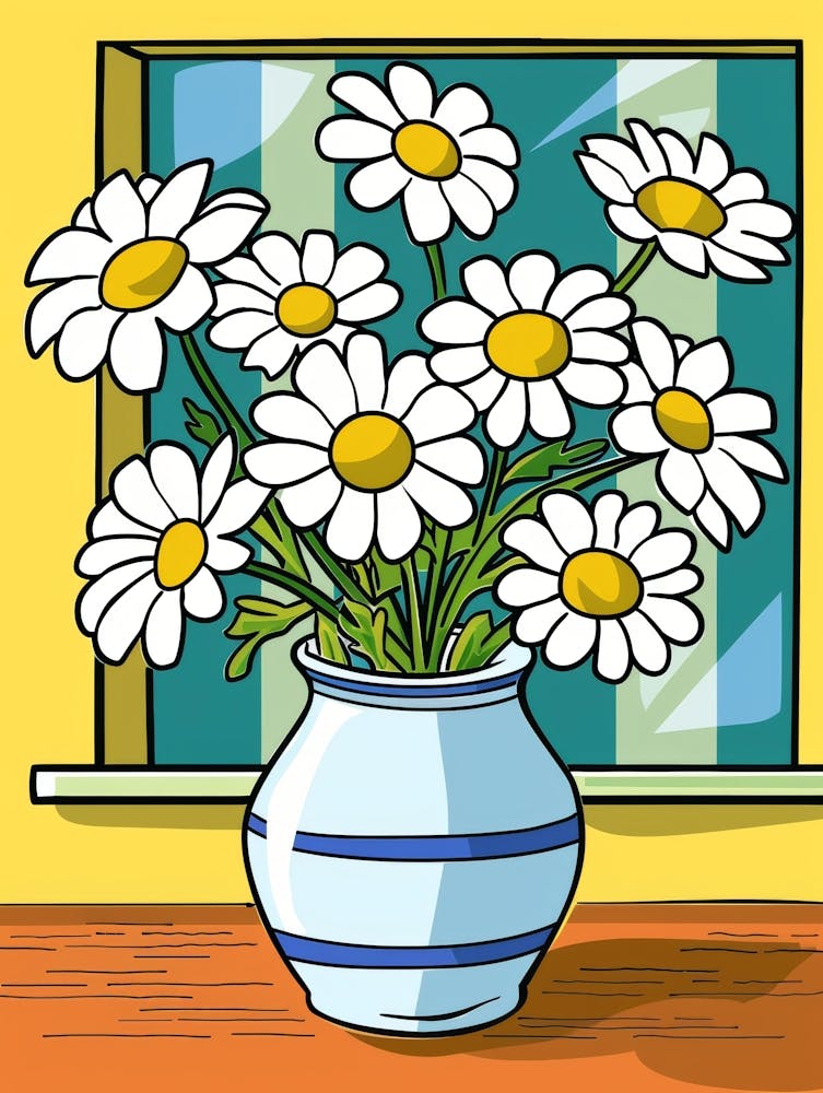 Daisies In A Vase 13