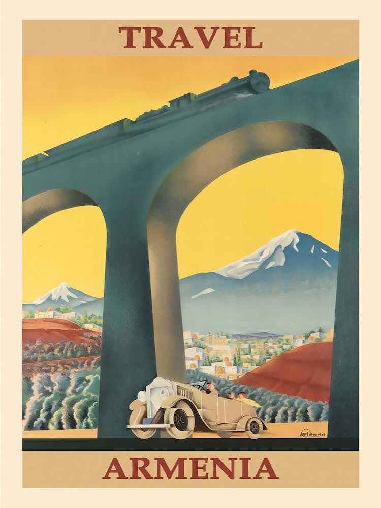 Armenia Travel Poster