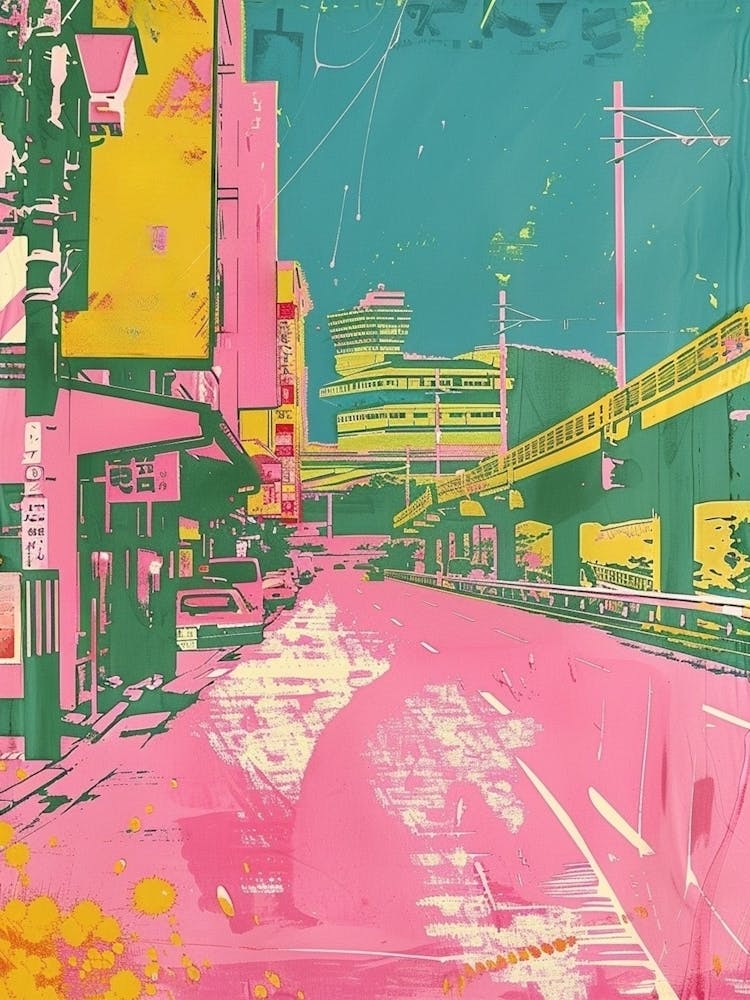 Tohoku Region Japan Duoton Siebdruck 2