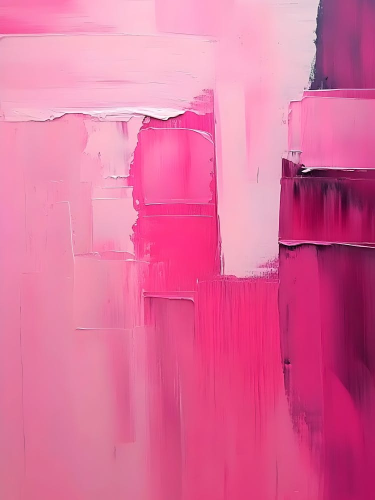 Abstract Pink Painting 2