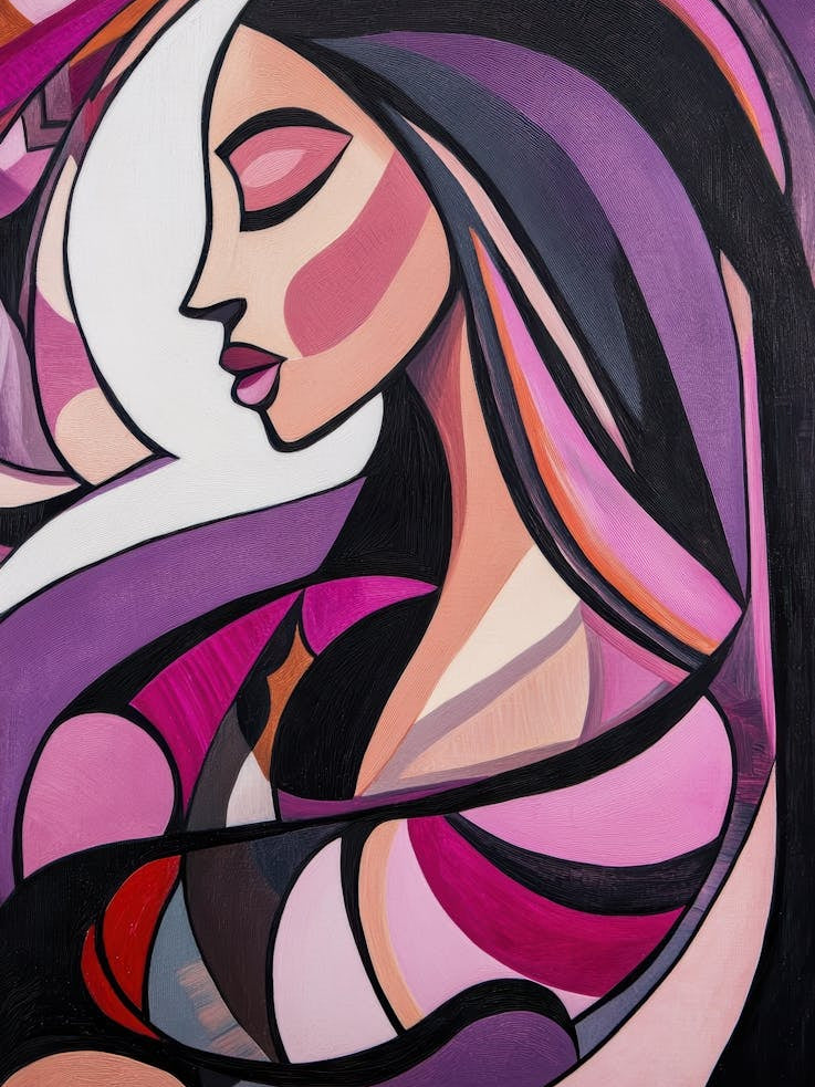 Abstract Of A Woman 96