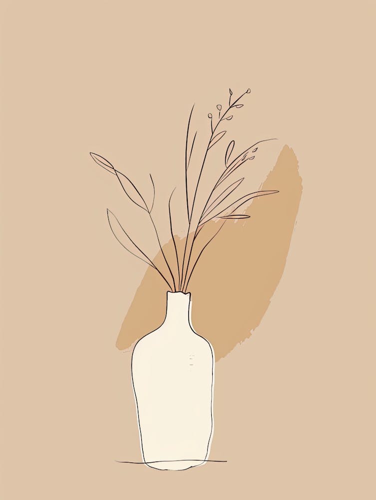 Belgrade Botanical Garden Boho Line Art