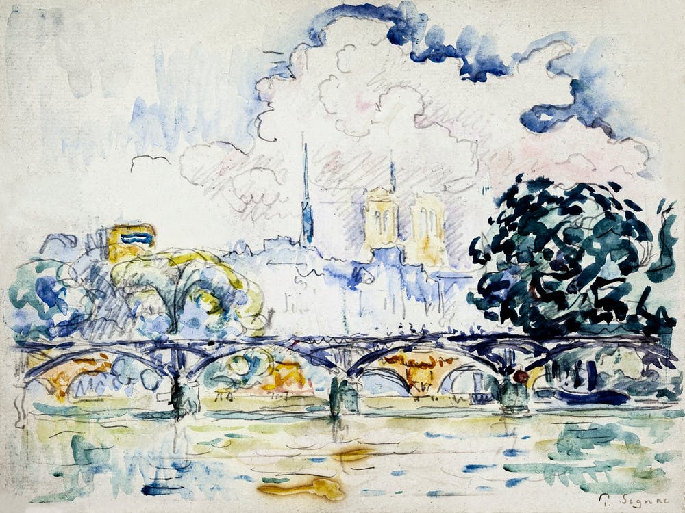The Bridge Of Arts, Paul Signac 1