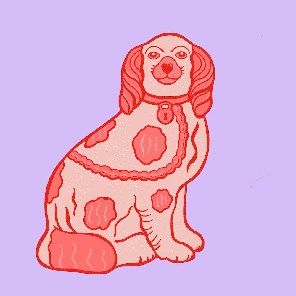 Staffordshire dog