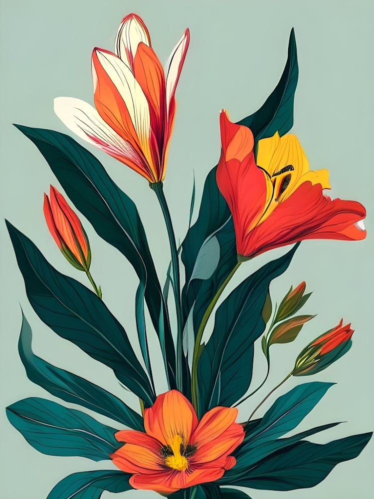 Tulips In A Vase 1