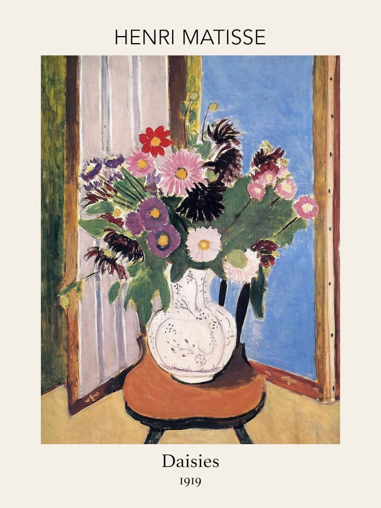 Henri Matisse Poster Daisies 1919
