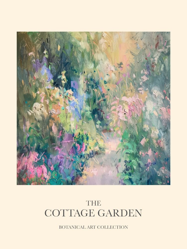 Cottage Garden Poster English Oasis 11