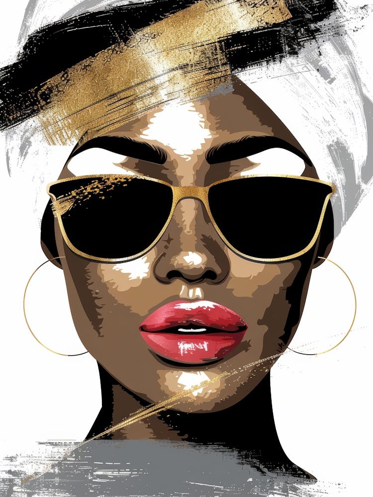 Black Woman In Sunglasses