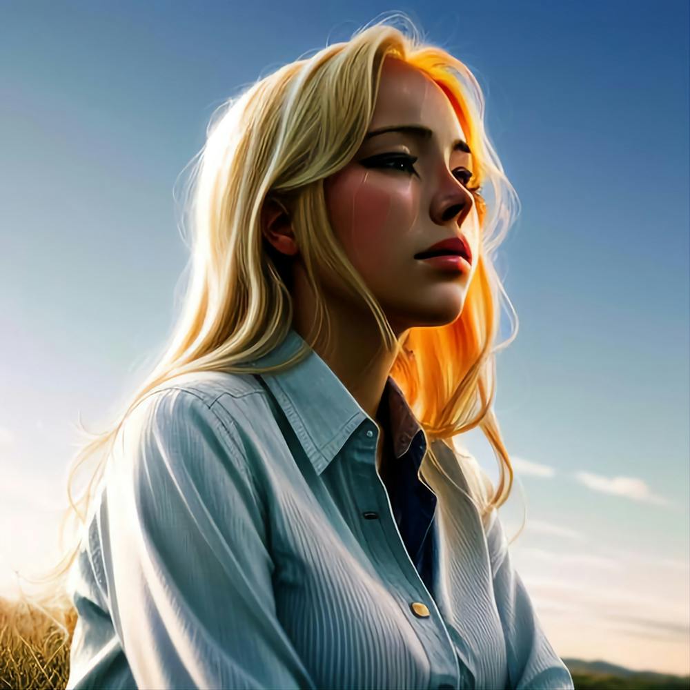 Girl In A Field