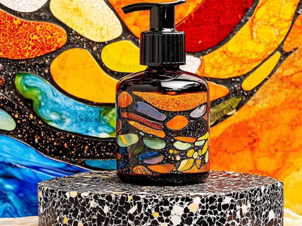Stained Glass Bottle