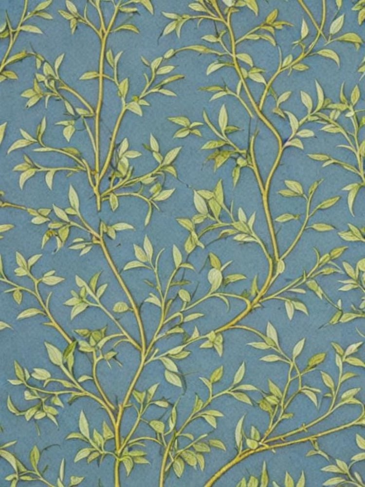 Acacia tree Vintage Botanical