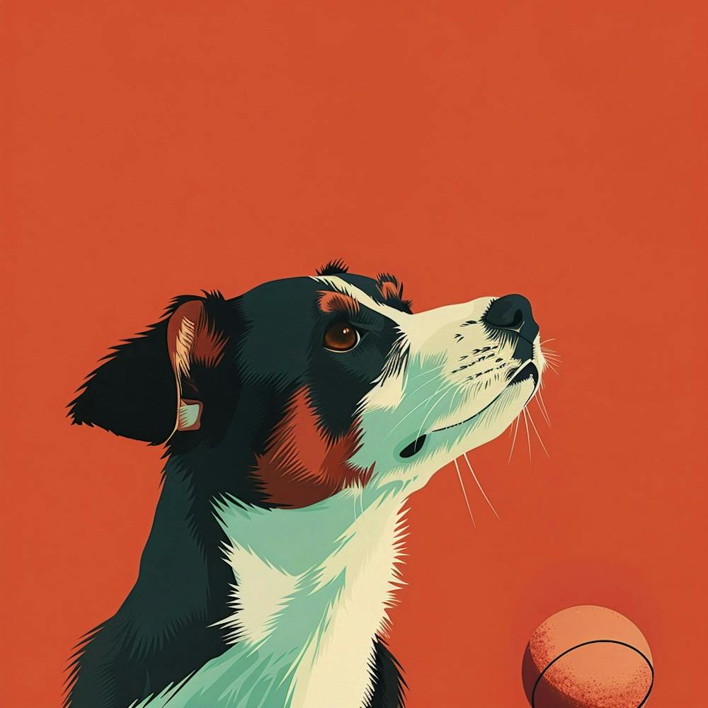 Dog With A Ball 1