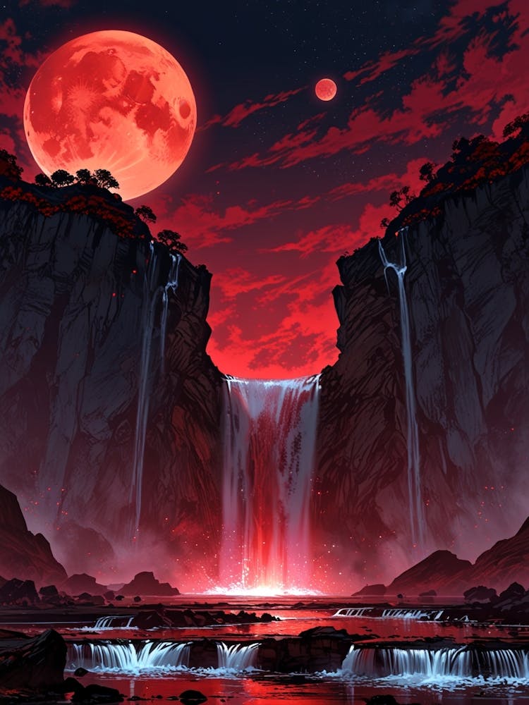 Red Waterfall