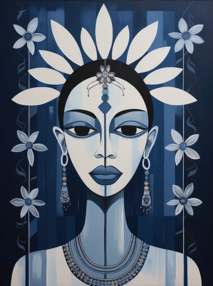 Blue Woman 5