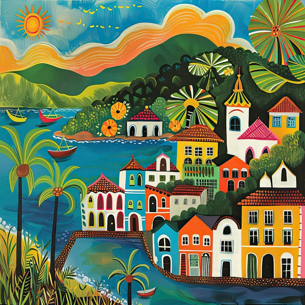 Kids Travel Illustration Rio 1