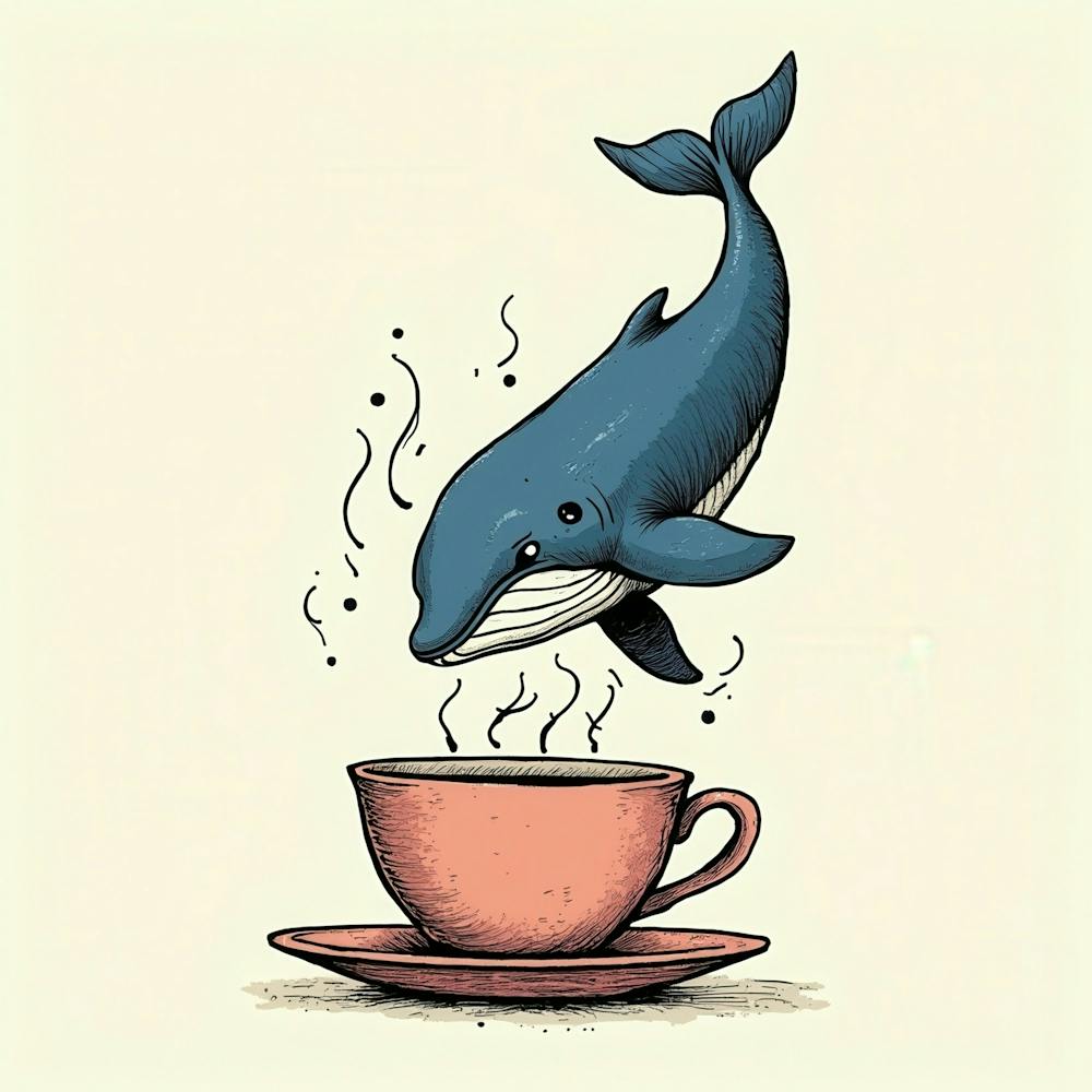 Baleine Dans Une Tasse